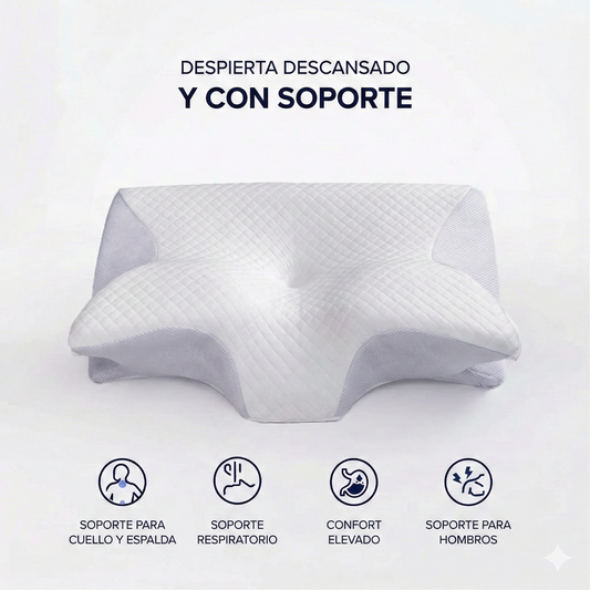 CloudRest 2.0 Ergonomic Pillow – Alineación Natural y Confort Superior
