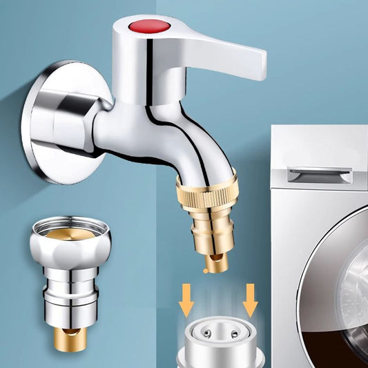 Conector automático de parada de agua para lavadora